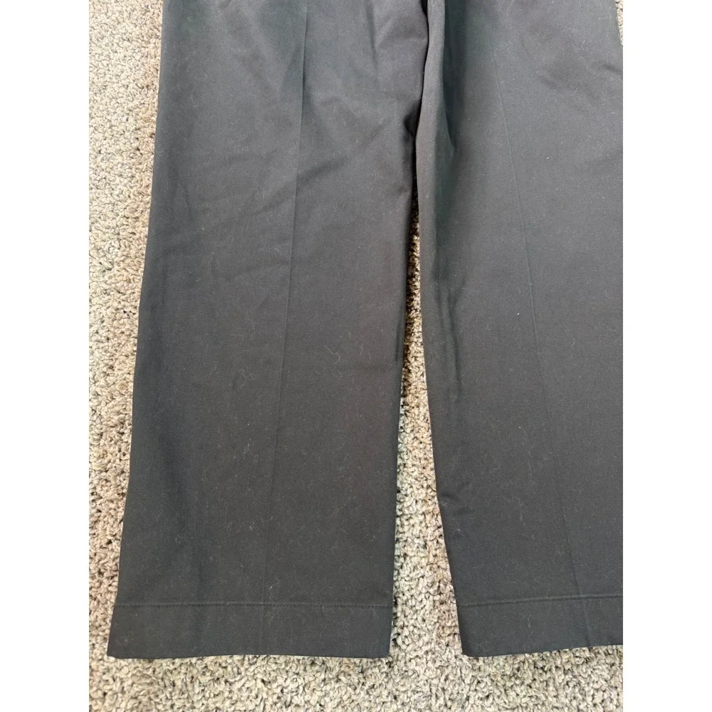 Brooks Brothers 346 Advantage Chino Clark Fit Black Cotton Pants Mens 33x30